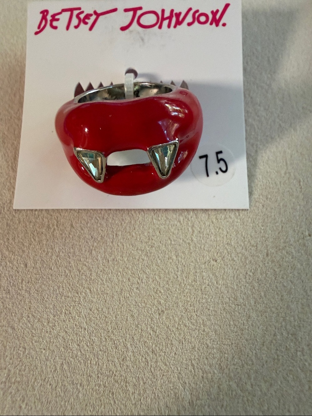 Vampire Ring by Betsy Johnson